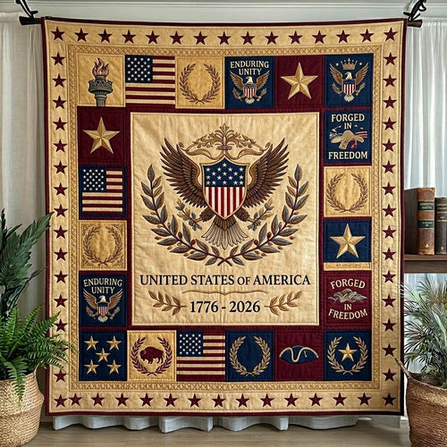 Herritage Patch Quilted Blanket GFTOQM4046