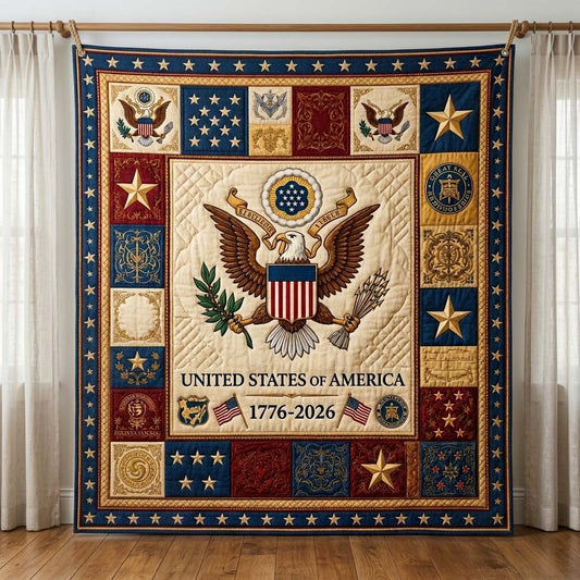 Herritage Patch Quilted Blanket GFTOQM4047