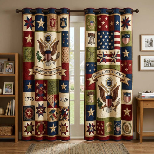 American Eagle Quilted Curtains GFTOQM4075