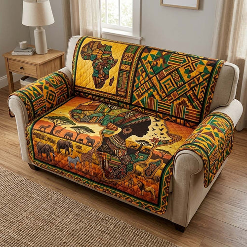 Africa Legacy Quilted Sofa Cover GFTOQM4085