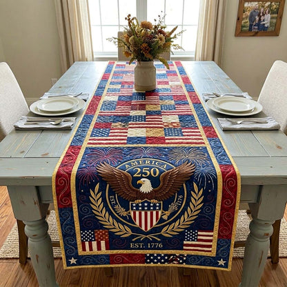 Eagle Anniversary Quilted Table Runner GFTOQM4230