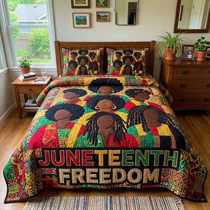 Ancestral Spirit 3-Piece Quilted Bedding Set GFTOQM4236