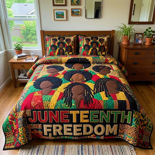 Ancestral Spirit 3-Piece Quilted Bedding Set GFTOQM4236
