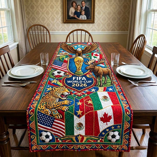Pride World Cup Quilted Table Runner GFTOQM4344