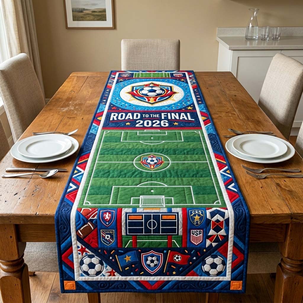 Road to the Final Quilted Table Runner GFTOQM4346