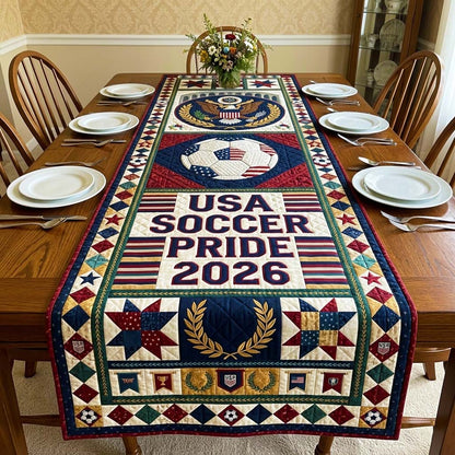 Soccer Pride Quilted Table Runner GFTOQM4349