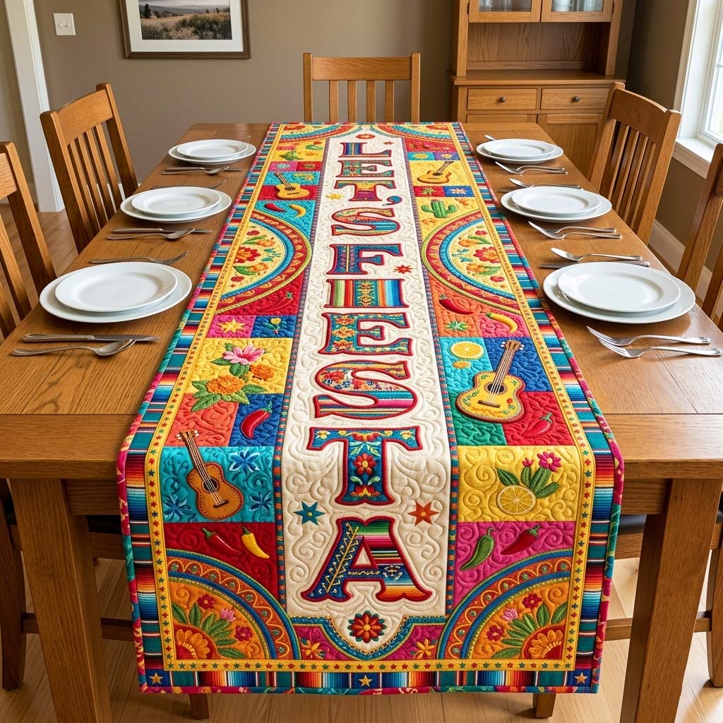 Cinco de Mayo Quilted Table Runner GFTOQM4362