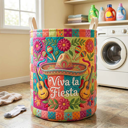 Viva Fiesta Quilted Laundry Basket GFTOQM4487