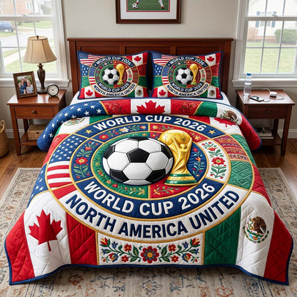 Cup United 3-Piece Quilted Bedding Set GFTOQM4584