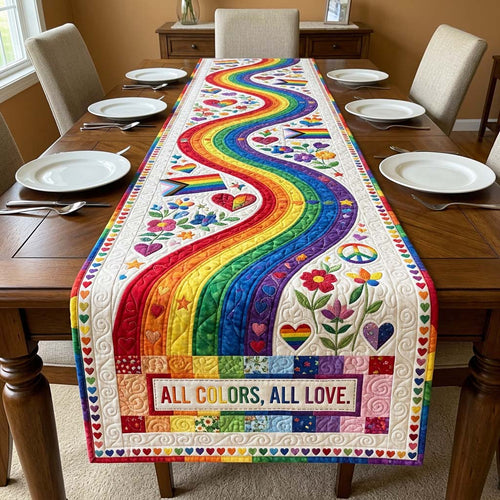 All Colors All Love Quilted Table Runner GFTOQM4695