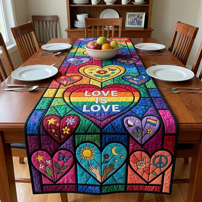 Love Is Love Quilted Table Runner GFTOQM4699