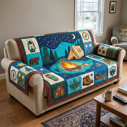 Night Camp Quilted Sofa Cover GFTOQM4740