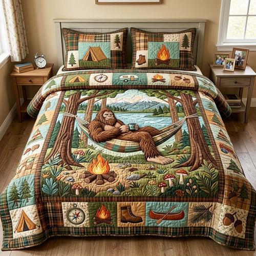 Hammock Bigfoot 3-Piece Quilted Bedding Set GFTOQM4746