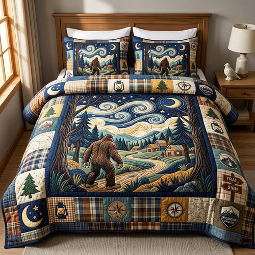 Starlit Path 3-Piece Quilted Bedding Set GFTOQM4752