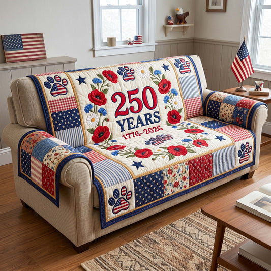 Freedom Blossom Quilted Sofa Cover GFTOQM4960
