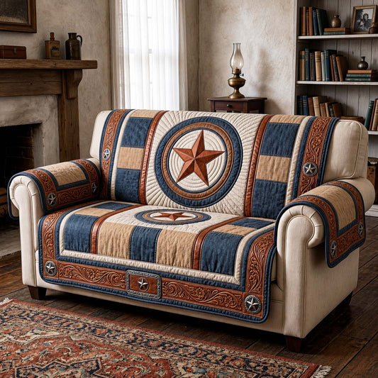 Rustic Ranger Quilted Sofa Cover GFTOQM5061