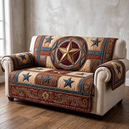Golden Outlaw Quilted Sofa Cover GFTOQM5064
