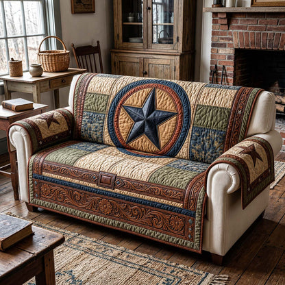 Midnight Ranch Quilted Sofa Cover GFTOQM5066