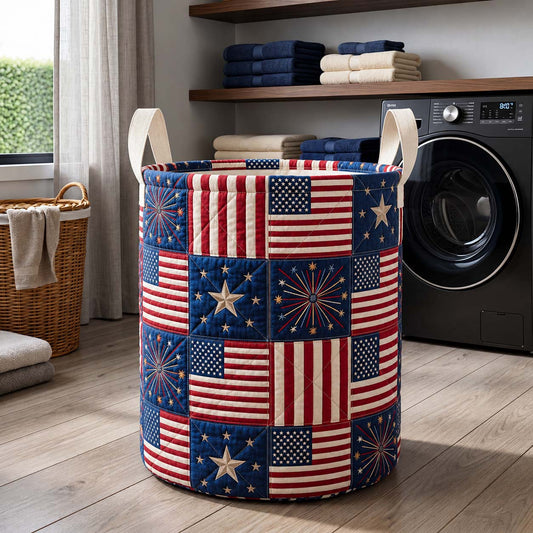 Starfire Glory Quilted Laundry Basket GFTOQM5075