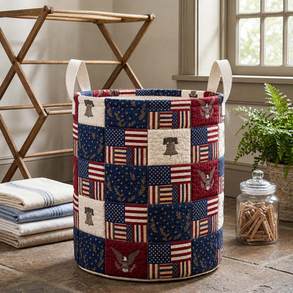 Union Spirit Quilted Laundry Basket GFTOQM5076