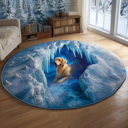 Ice Retriever Quilted Round Mat GFTOQM73