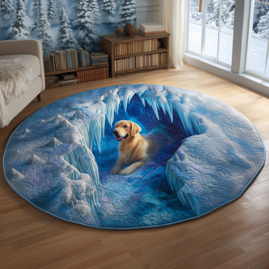 Ice Retriever Quilted Round Mat GFTOQM73