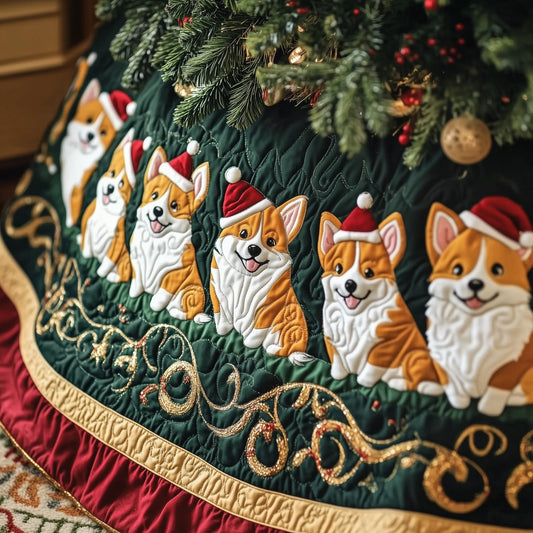 Adorable Corgi Quilted Tree Skirt GFTOTG1015