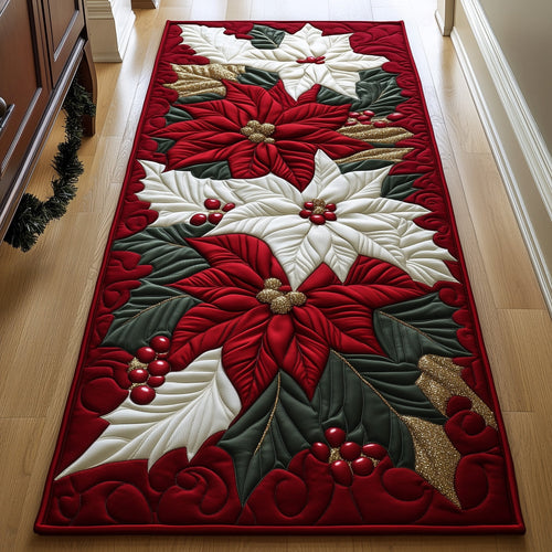 Poinsettia Runner Rug GFTOTG1023