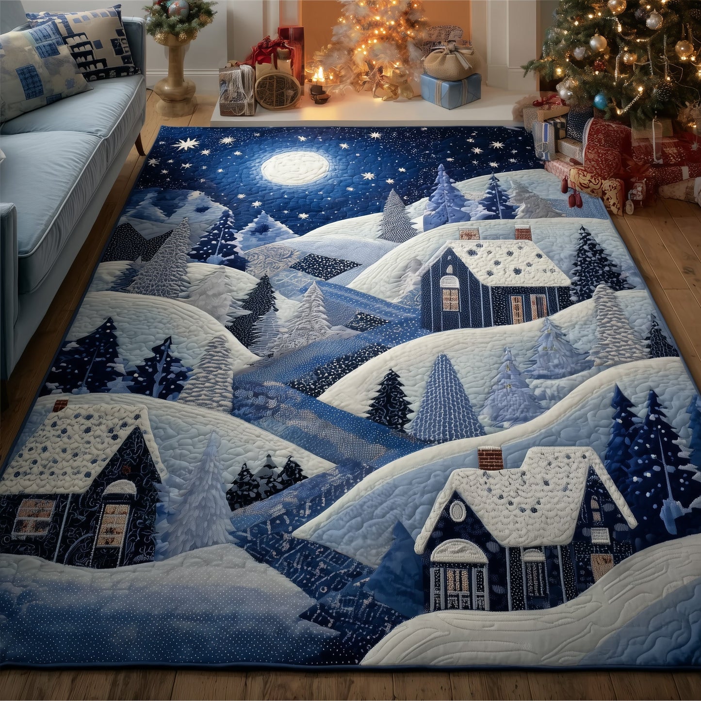 Serene Village Area Rug GFTOTG1035