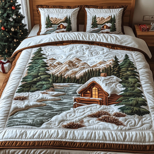 Christmas Cabin Duvet Cover Set GFTOTG1066