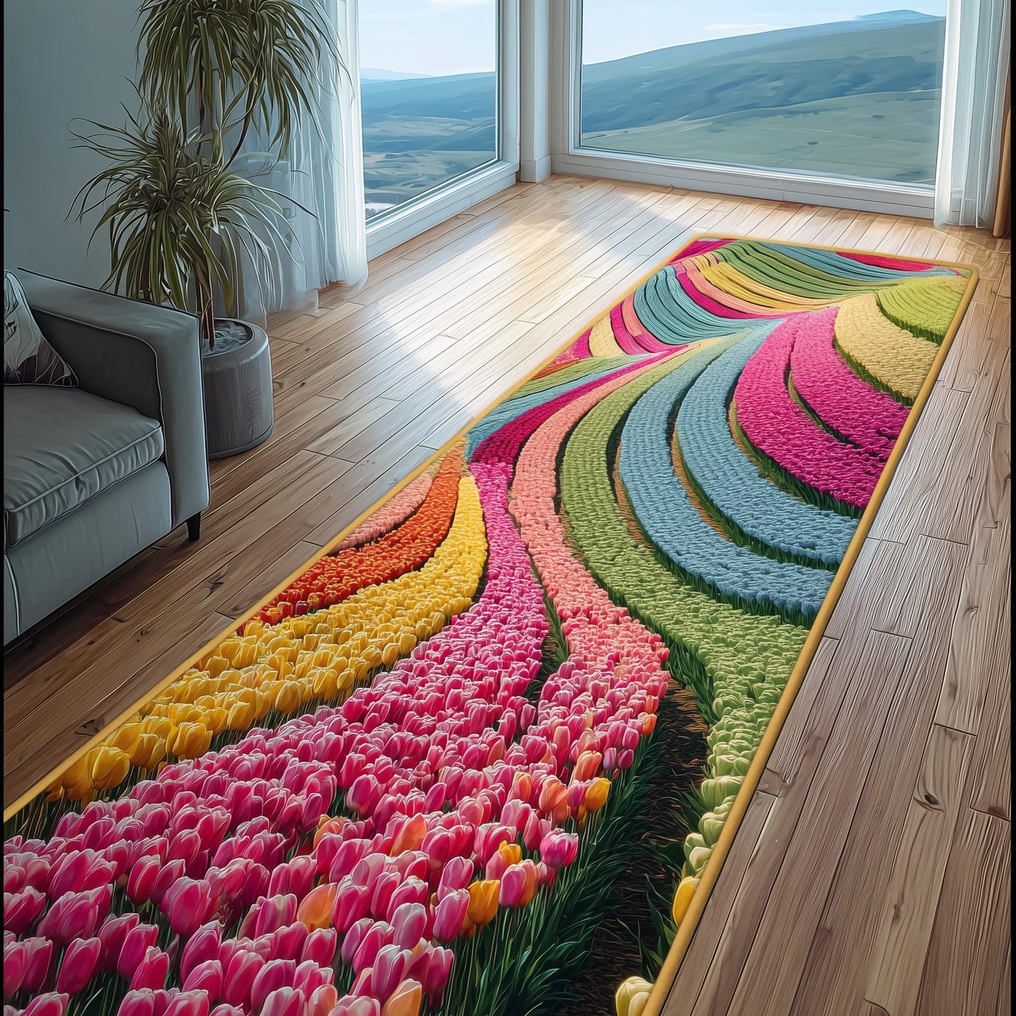 Blossom Path Runner Rug GFTOTG1079