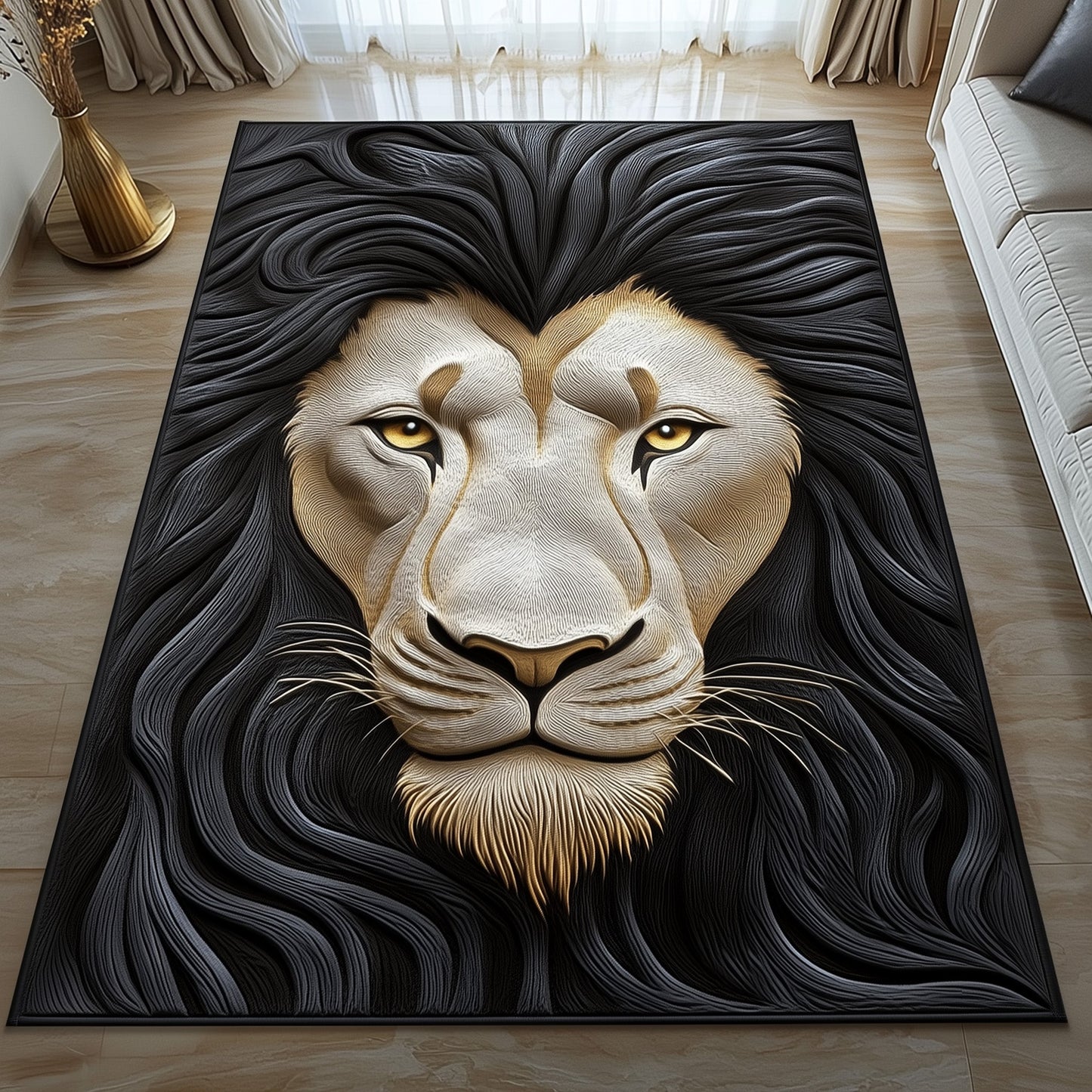 Majestic Lion Area Rug GFTOTG1087