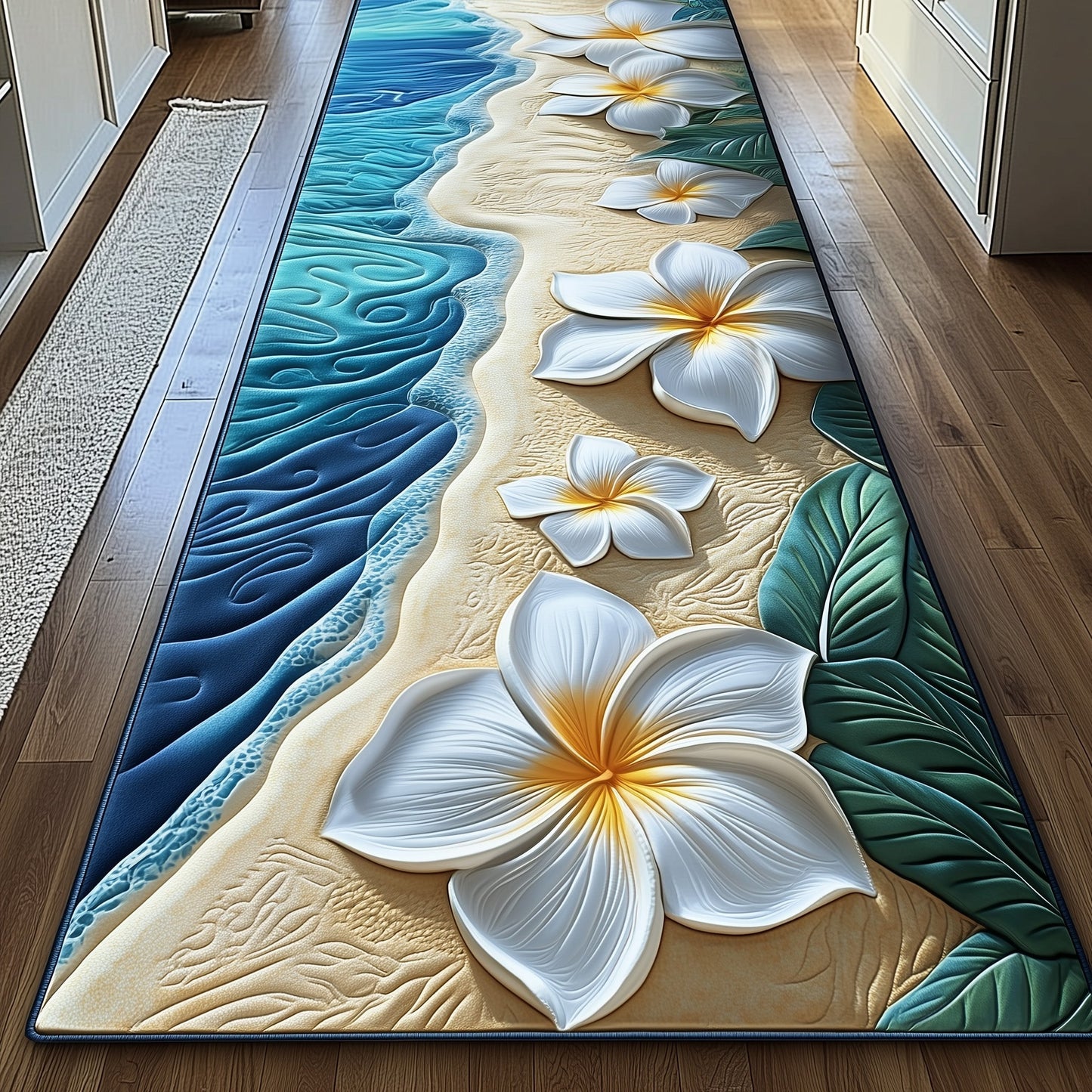 Plumeria Bloom Runner Rug GFTOTG1093