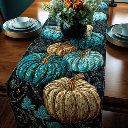 Mystic Pumpkin Night Quilted Table Runner GFTOTG112