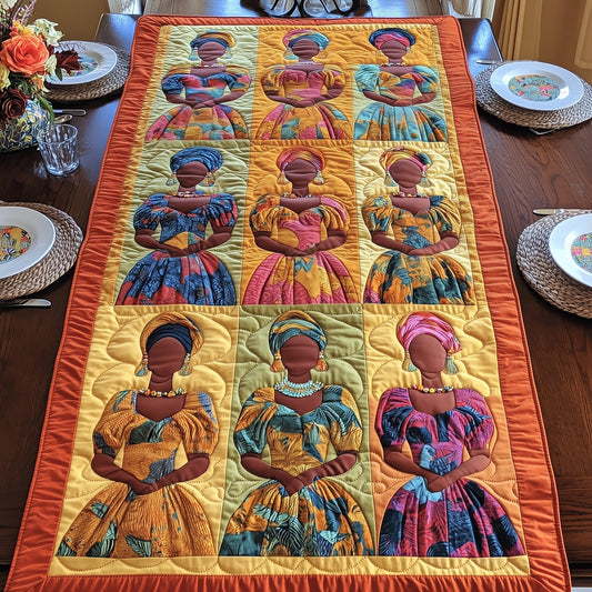 Golden Queens Quilted Table Runner GFTOTG1134