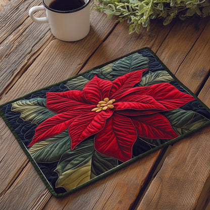 Poinsettia Quilted Place Mat GFTOTG1148