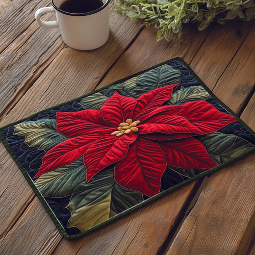 Poinsettia Quilted Place Mat GFTOTG1148