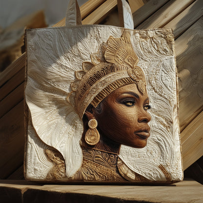 Melanin Glow Quilted Tote Bag GFTOTG1169