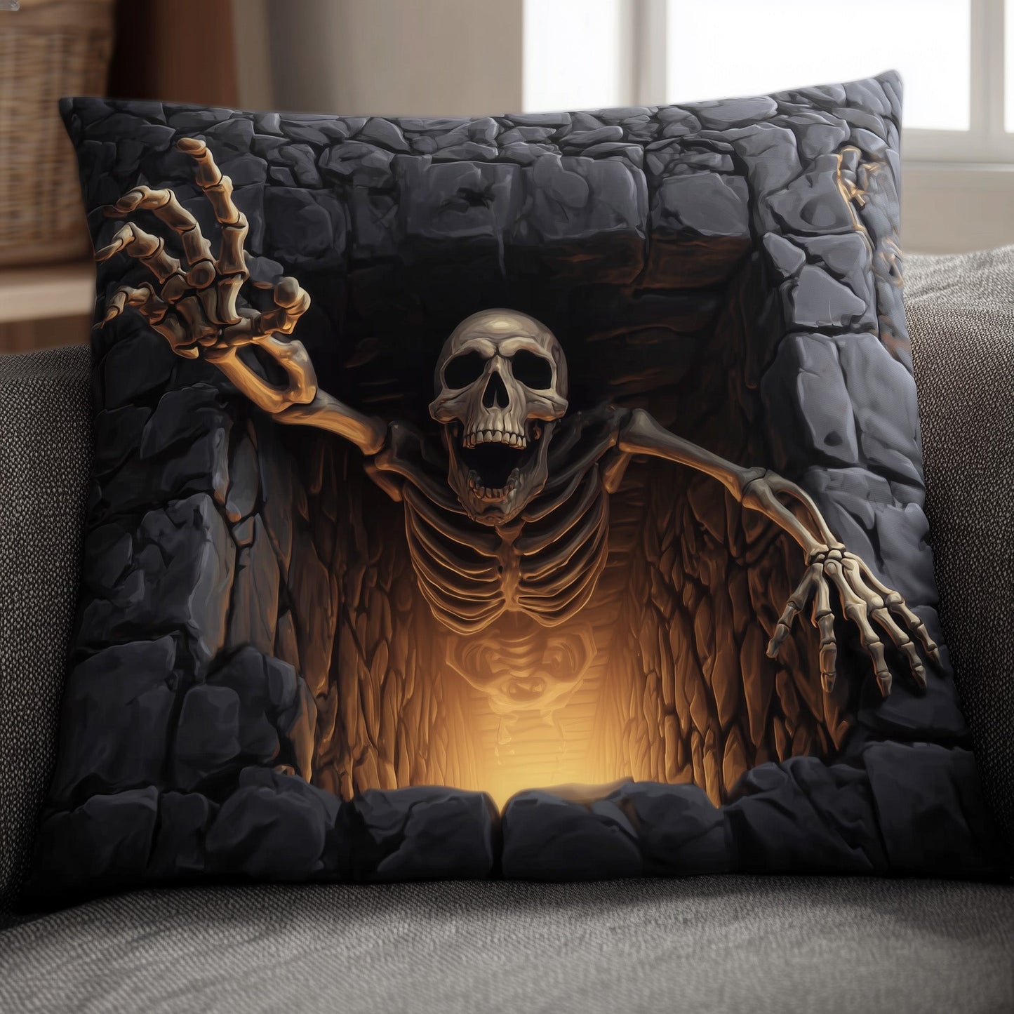 Skeleton Quilted Pillow Case GFTOTG1174
