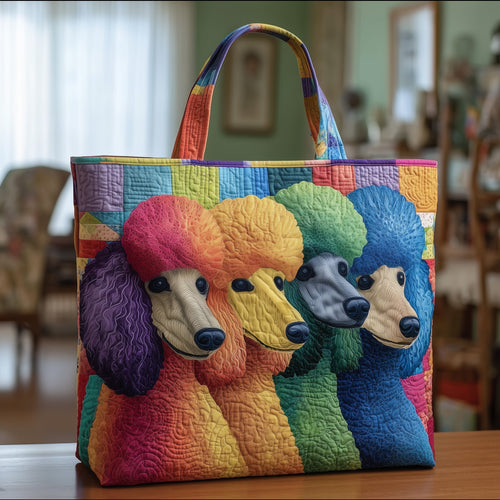 Funky Poodle Quilted Tote Bag GFTOTG120