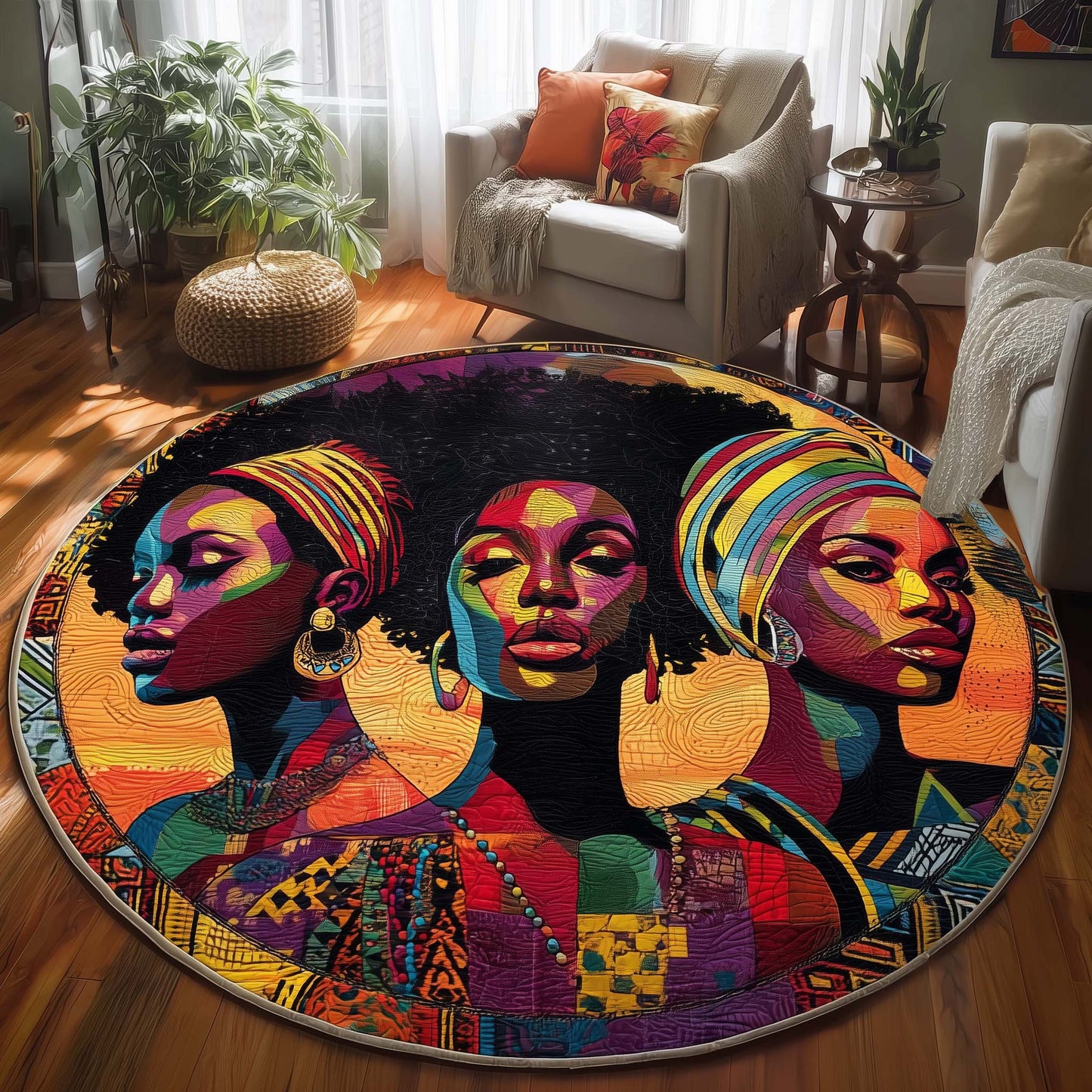 Soulbound Roots Quilted Round Mat GFTOTG1219