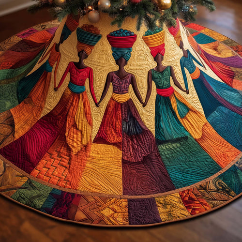 Golden Queens Quilted Tree Skirt GFTOTG1229