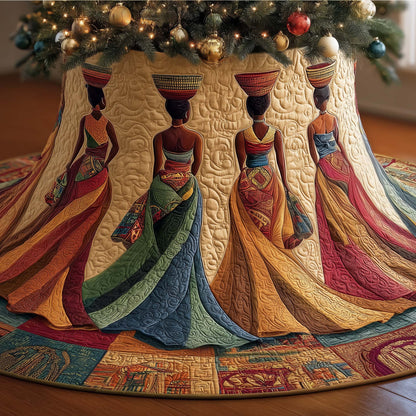Golden Queens Quilted Tree Skirt GFTOTG1230