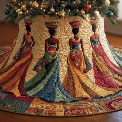 Golden Queens Quilted Tree Skirt GFTOTG1230