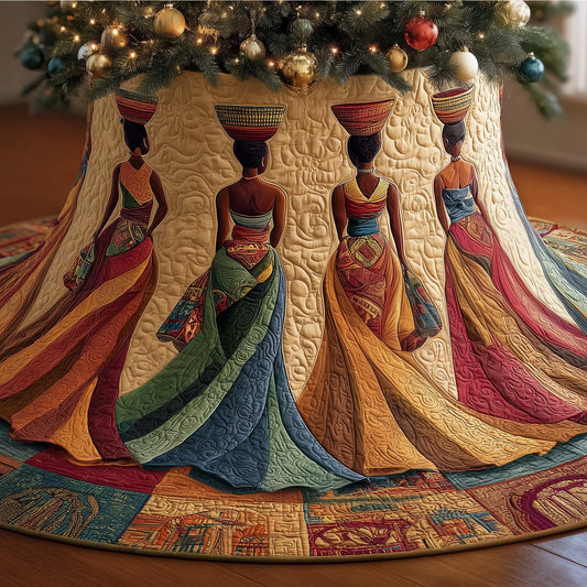 Golden Queens Quilted Tree Skirt GFTOTG1230