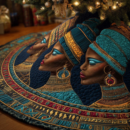 Golden Queens Quilted Tree Skirt GFTOTG1232