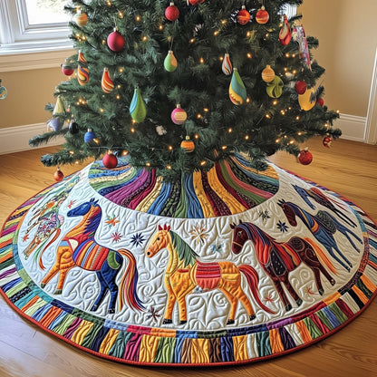 Horse Quilted Tree Skirt GFTOTG1234