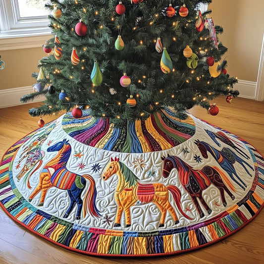 Horse Quilted Tree Skirt GFTOTG1234