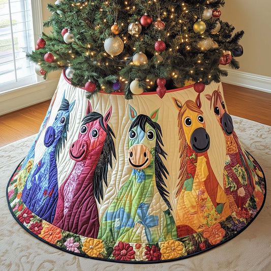 Horse Quilted Tree Skirt GFTOTG1237