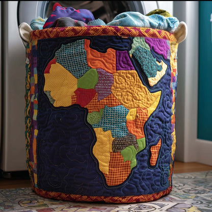 African Dream Quilted Laundry Basket GFTOTG1250